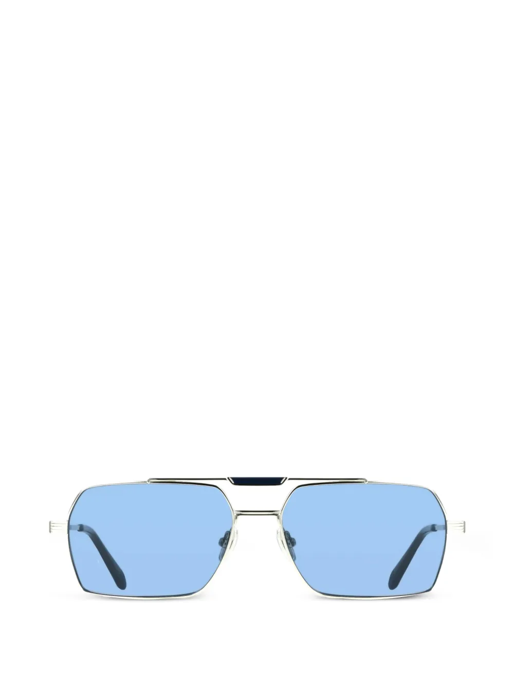 Ferragamo Eyewear Occhiali da sole geometrici - Oro