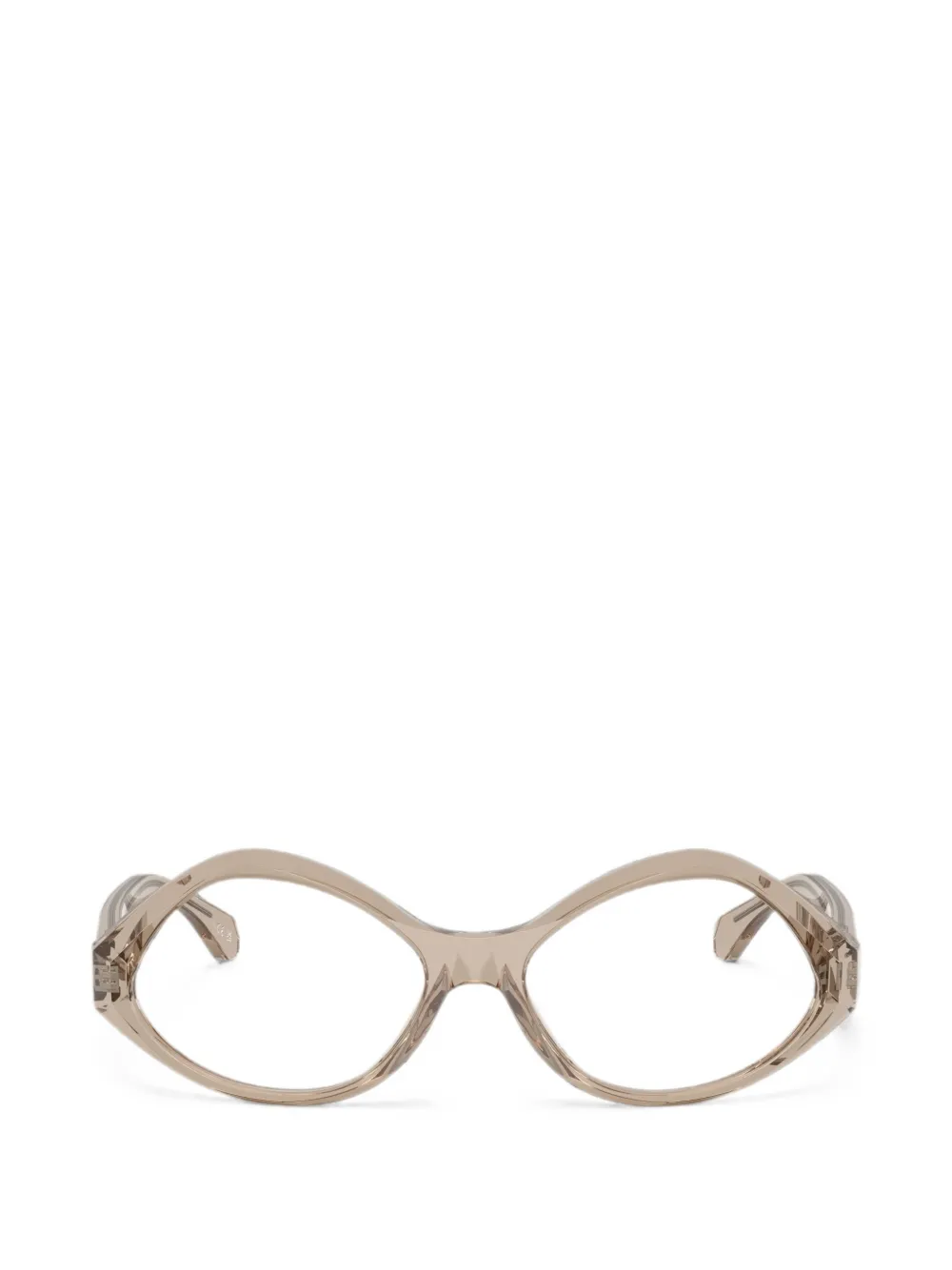 Alain Mikli geometric-frame glasses - Toni neutri