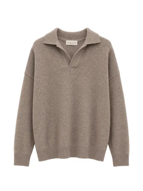 Roberto Collina open-collar dropped-shoulder sweater