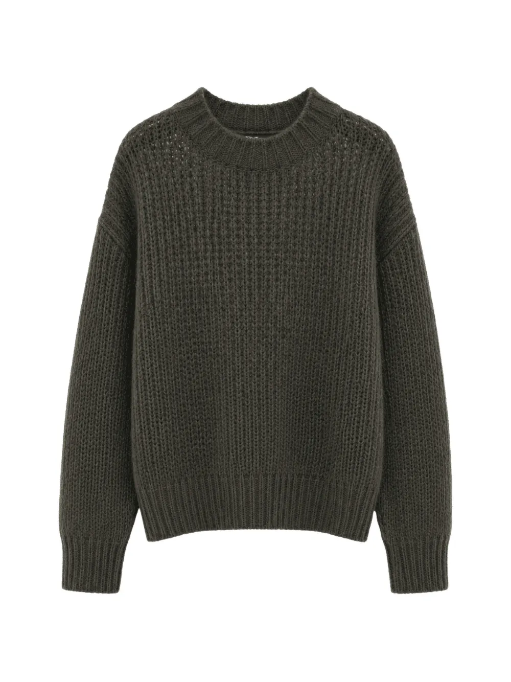 Roberto Collina Grob gestrickter Pullover mit überschnittenen Schultern - Grau