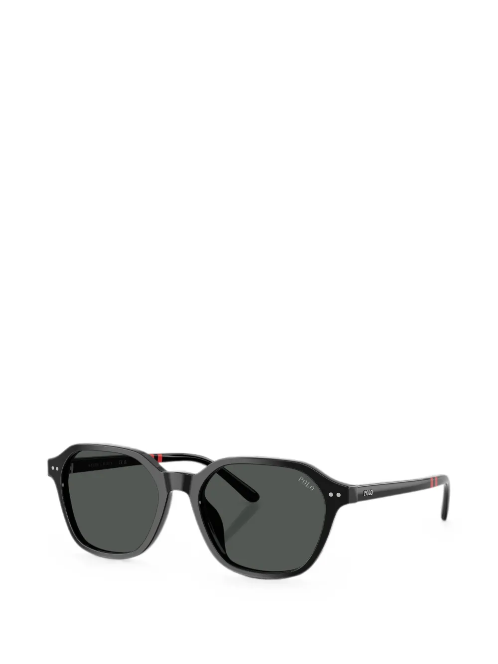 POLO RALPH LAUREN EYEWEAR Zonnebril met geometrisch montuur Zwart