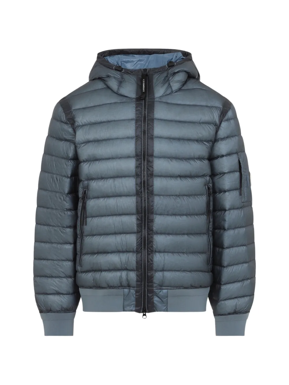 C.P. Company D.D. Shell hooded Lens down jacket - Blau