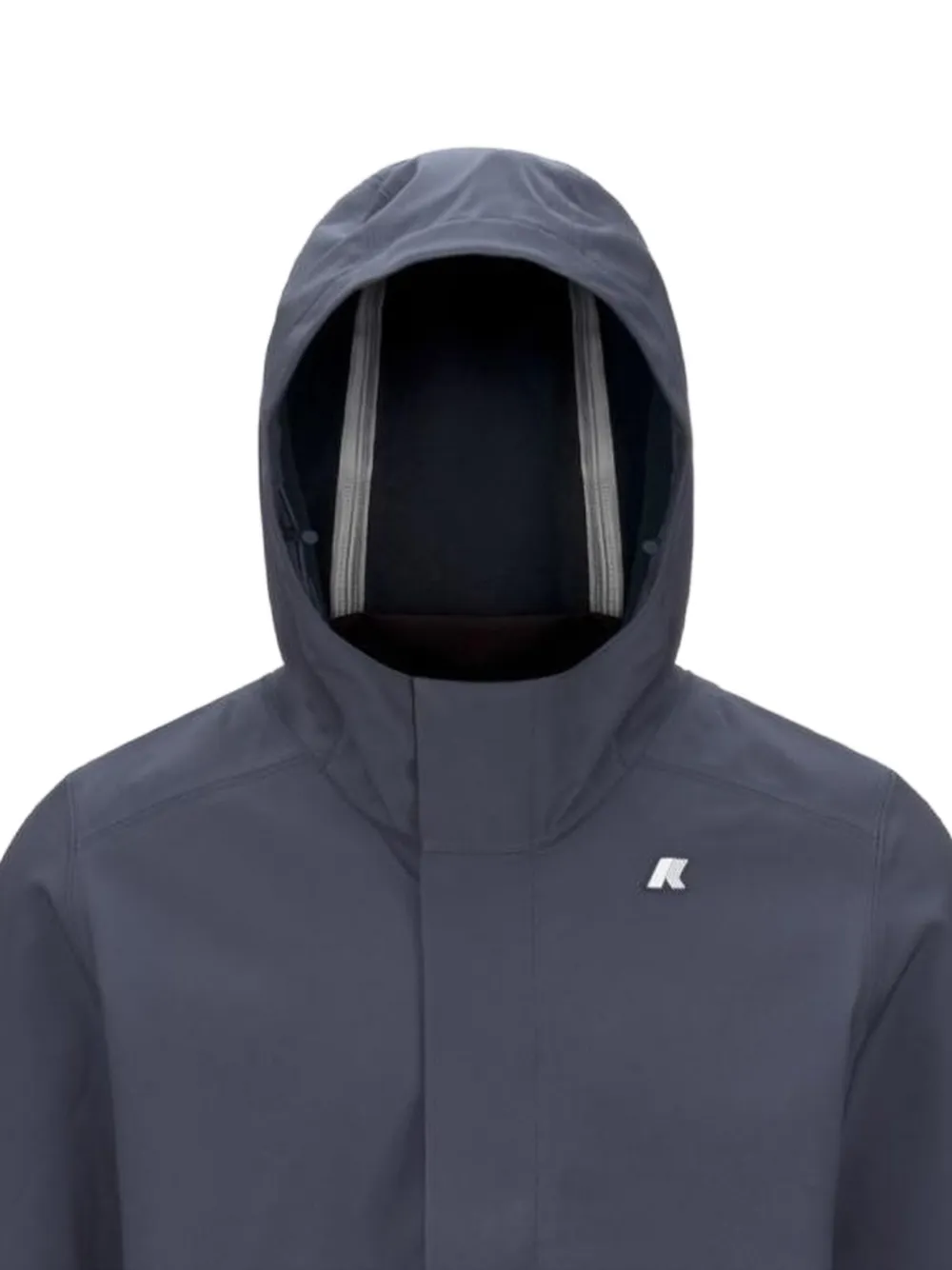 K-Way Joachim jack met capuchon Blauw