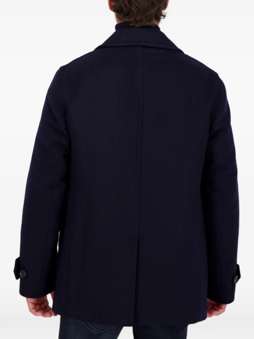 slowear Montedoro sailorjas met dubbele rij knopen Blauw