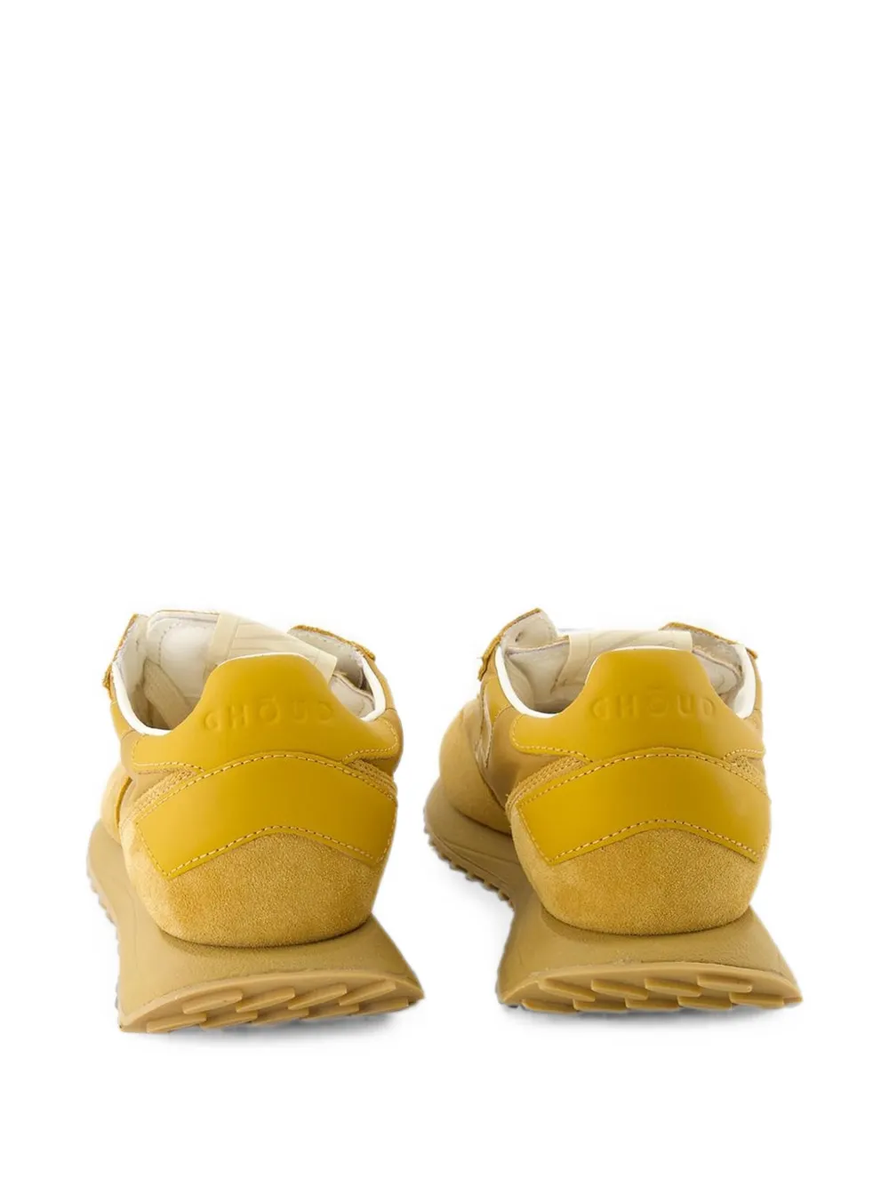 GHŌUD Rush panelled sneakers Geel