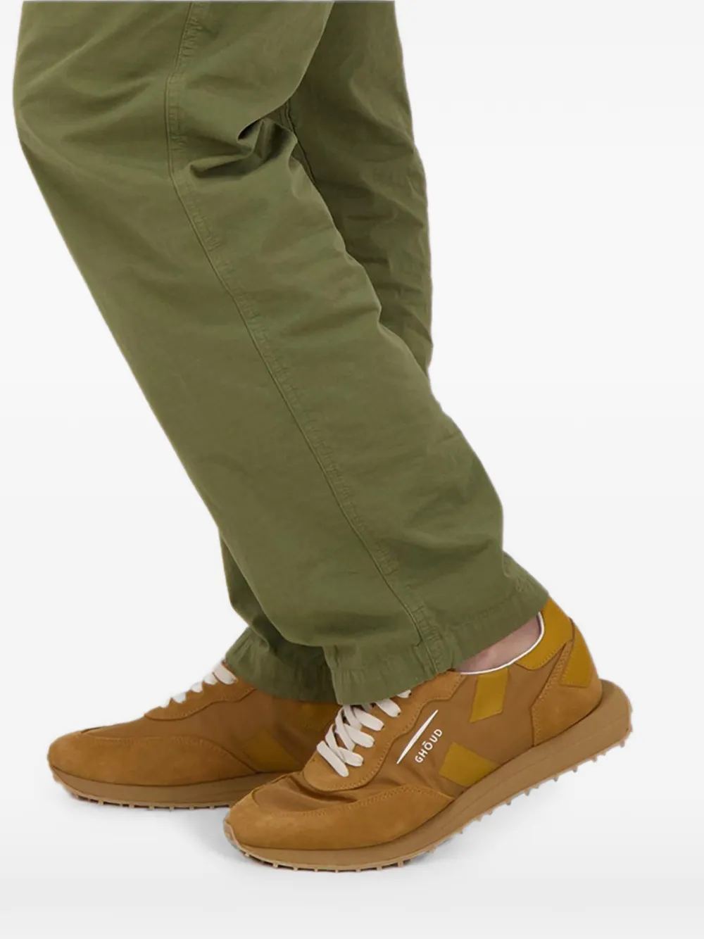 GHŌUD Rush panelled sneakers Geel