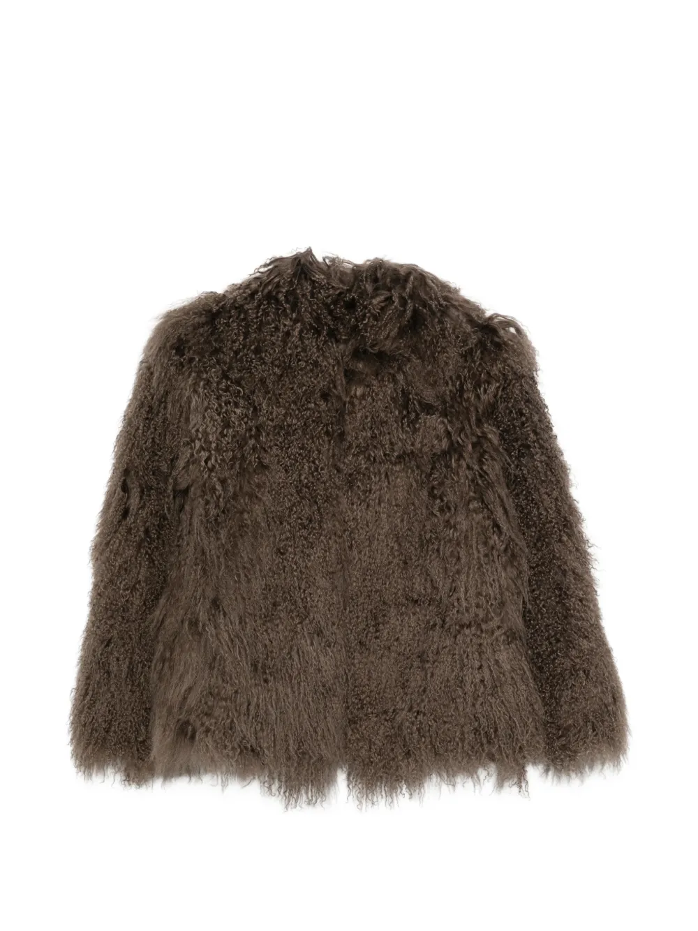 Martha Louis shearling-effect jacket