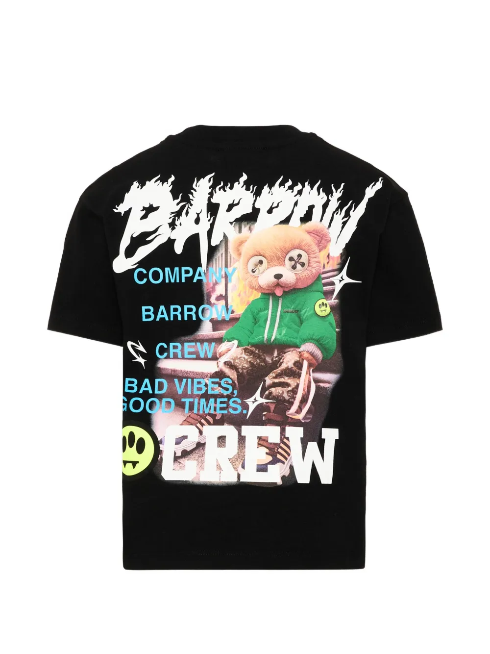 Barrow kids T-shirt met grafische print Zwart