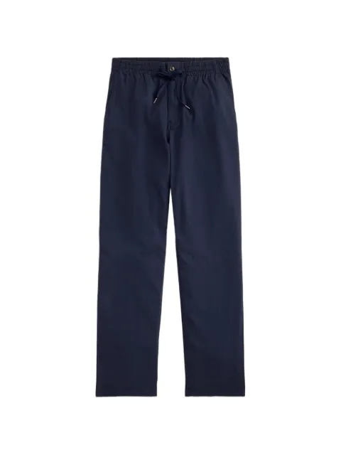Polo Ralph Lauren seersucker-texture button-fastening trousers