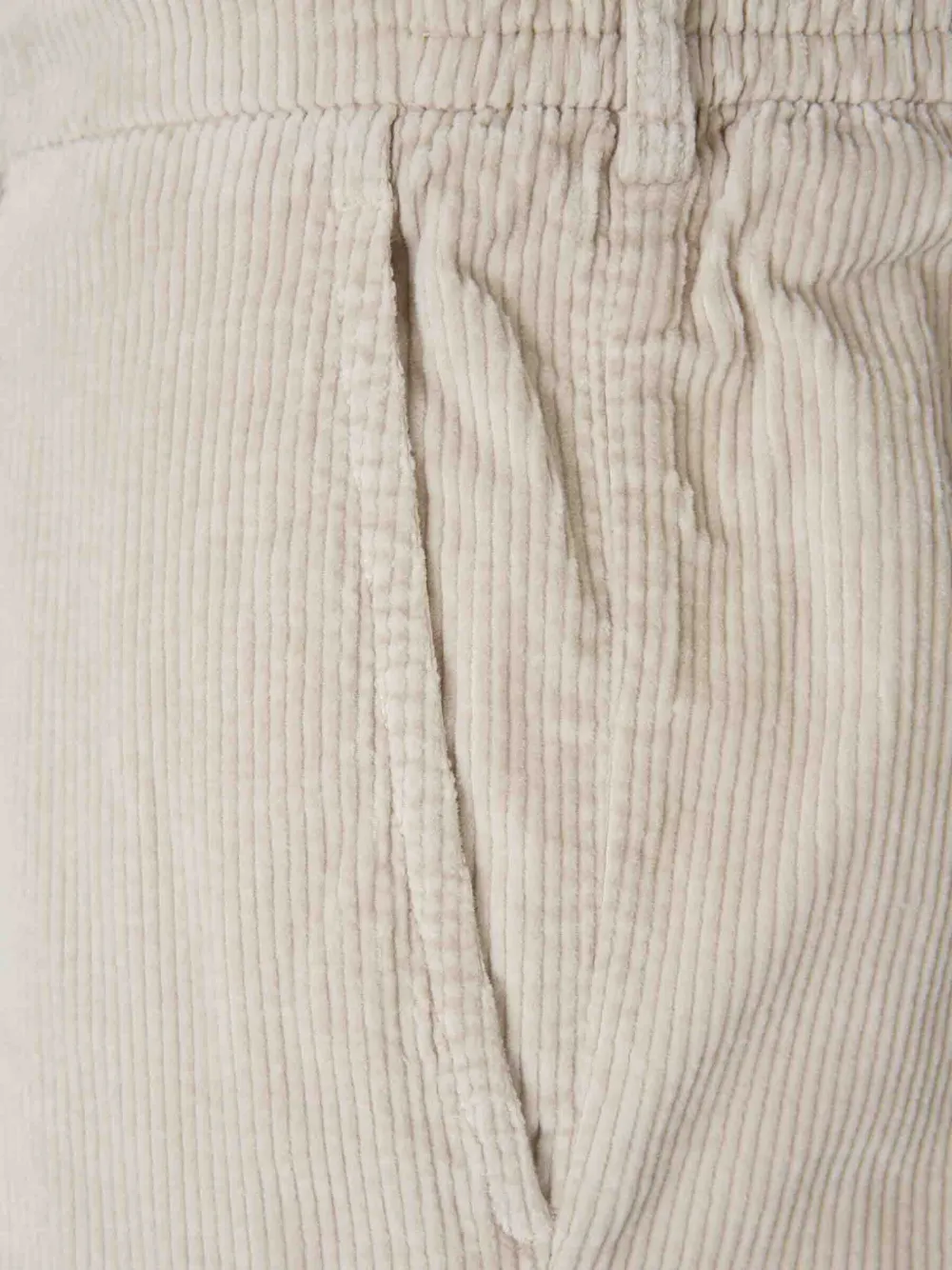 Marco Pescarolo Ribfluwelen regular-fit pantalon Beige