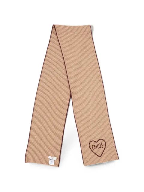 Chloé The Chloé Encoeur scarf in wool & cashmere