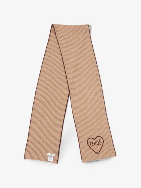 Chloé The Chloé Encoeur scarf in wool & cashmere