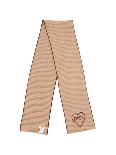 Chloé The Chloé Encoeur scarf in wool & cashmere