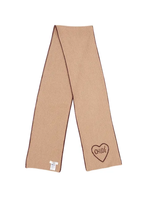 Chloé The Chloé Encoeur scarf in wool & cashmere
