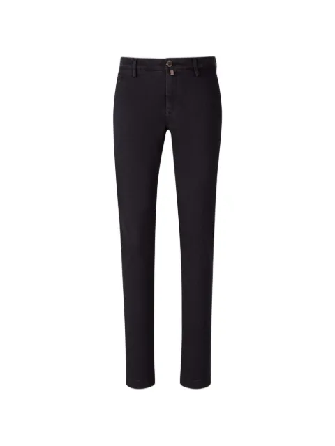 Jacob Cohën logo-patch chino trousers