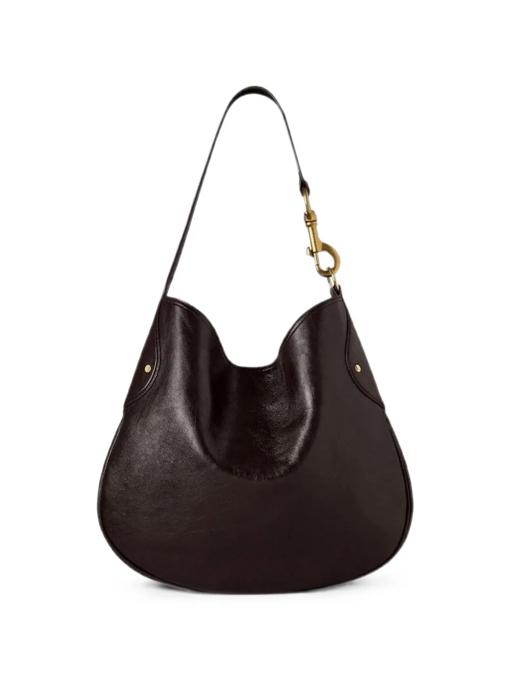 Mulberry Hackney leather shoulder bag - Braun