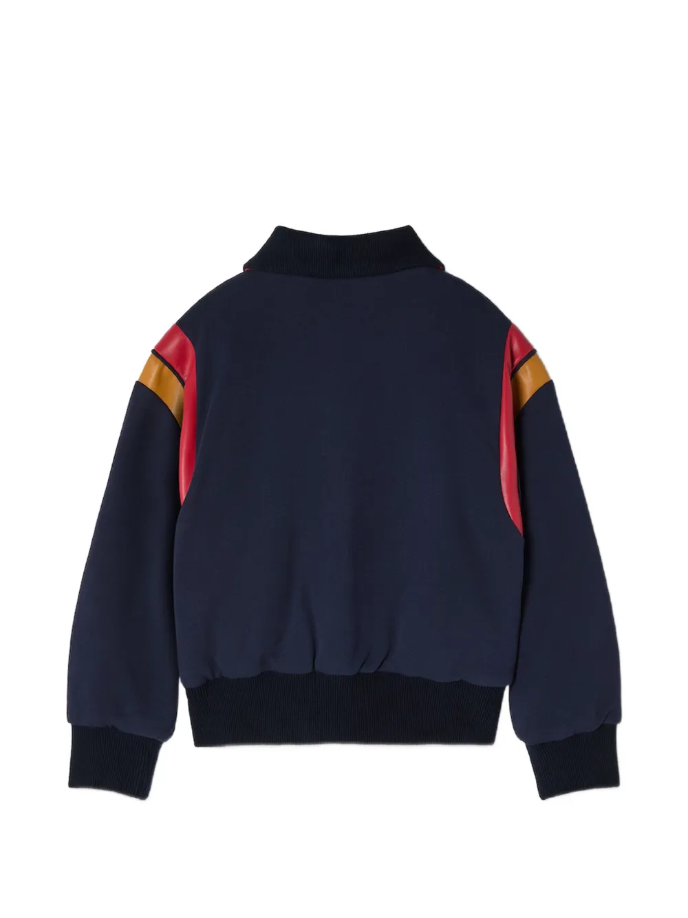 Versace Kids Bomberjack met geborduurd logo Blauw