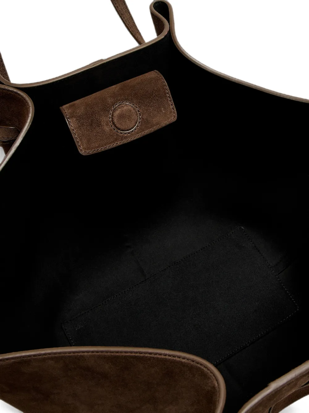 Yuzefi Mochi shopper met strikdetail Bruin