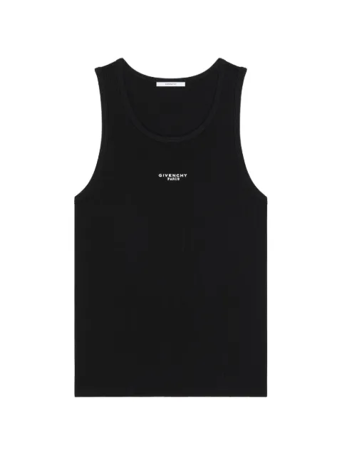 Givenchy logo-print ribbed tank top