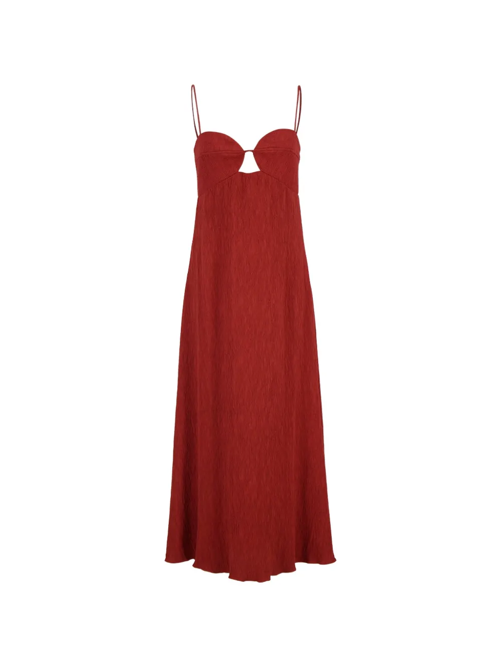 Johanna Ortiz Abito midi Dream Spinner con cut-out - Rosso