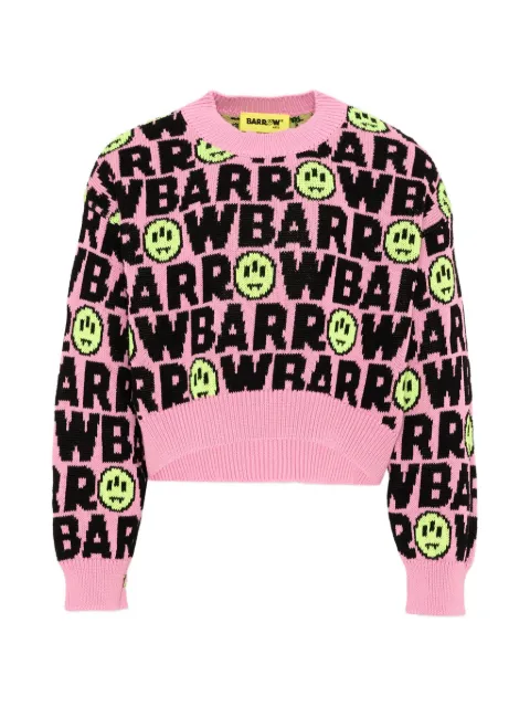 Barrow kids logo-print sweater