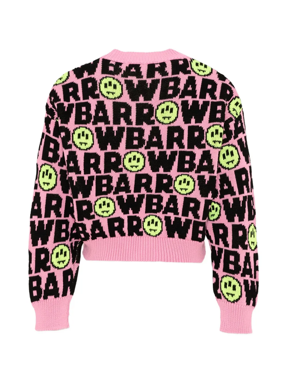 Barrow kids logo-print sweater Roze