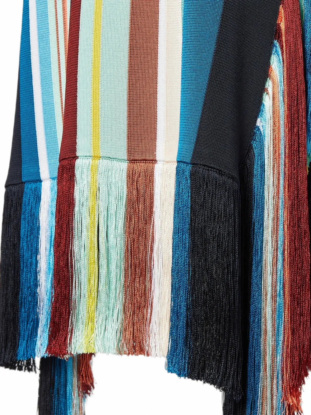 FENDI Gestreepte jurk van viscose-garen Blauw