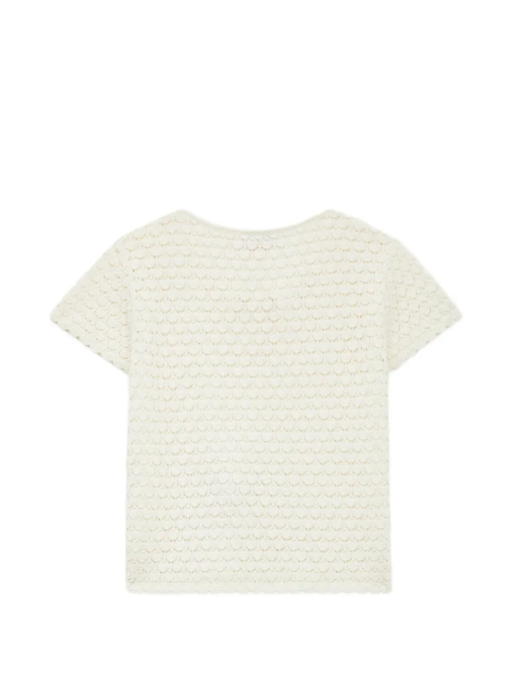 Kenzo Appel Pop crochet fruit-pendant T-shirt Beige