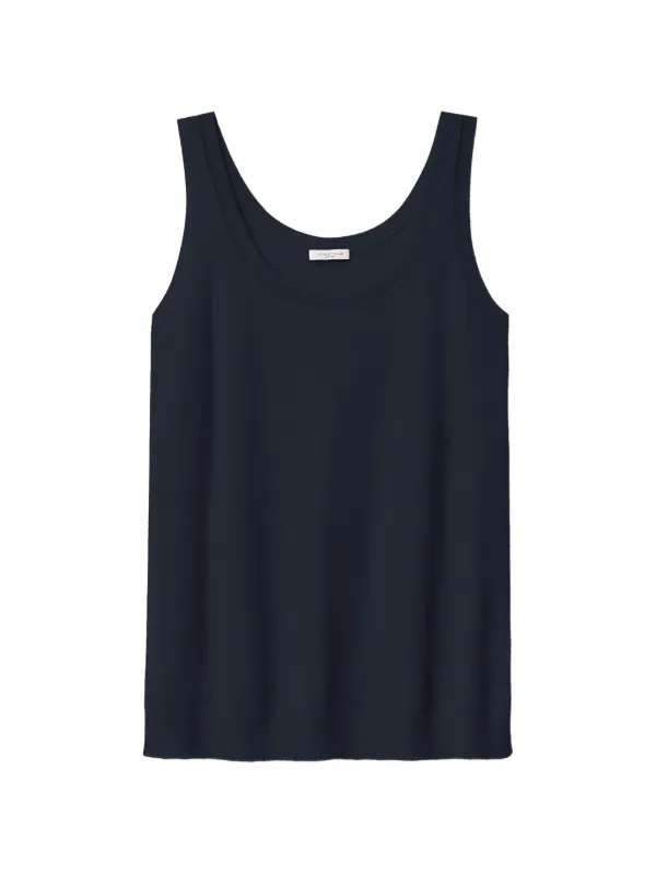 Lafayette 148 Scoop-neck Tank Top in Blue