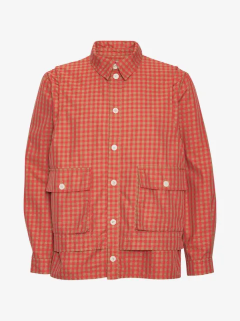 Henrik Vibskov camisa a cuadros gingham
