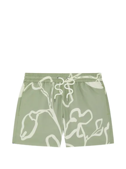 Frescobol Carioca Rio floral-print swim shorts