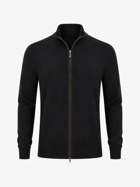 Fileria zip-fastening cardigan