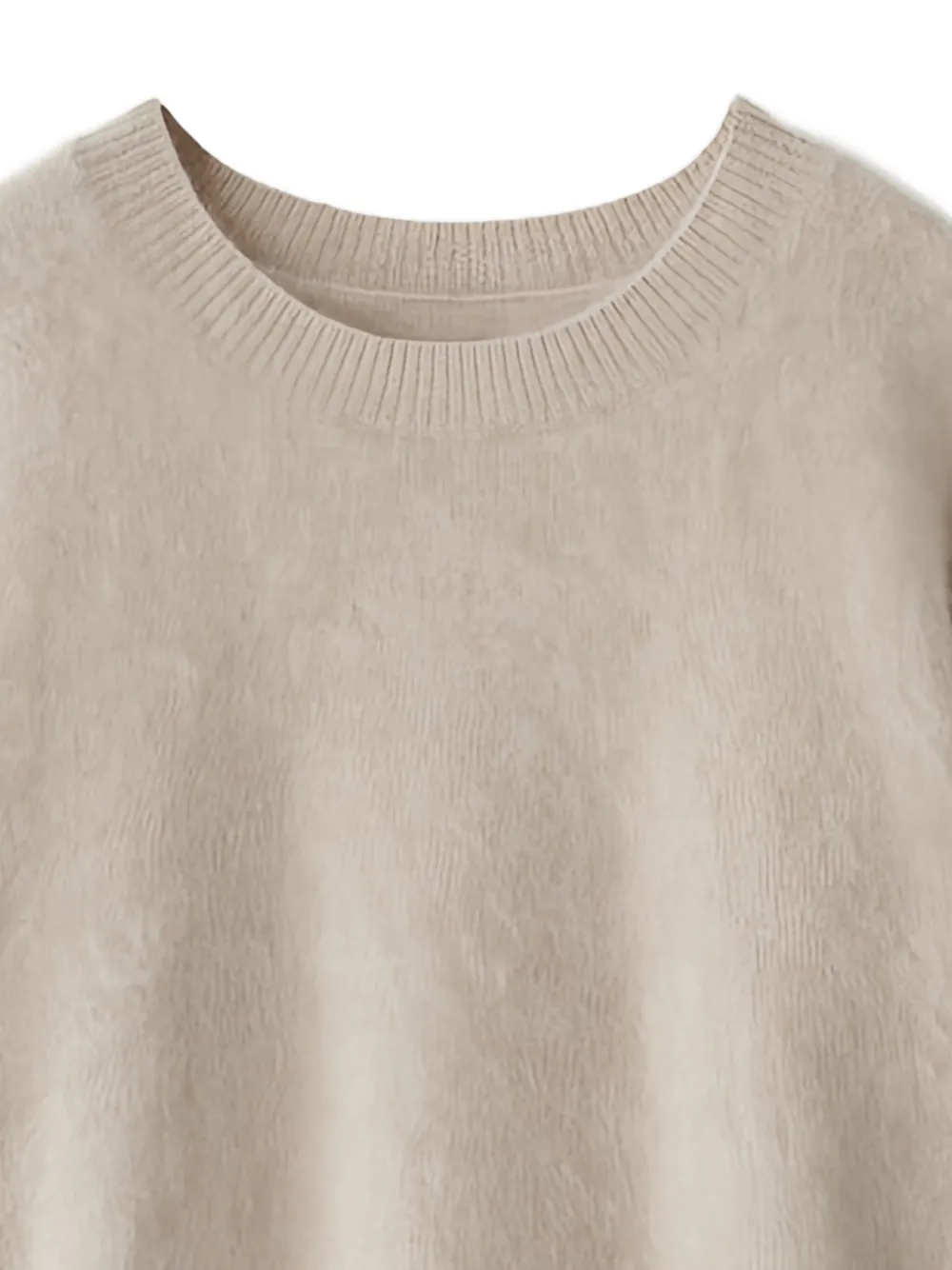 Lisa Yang T-shirt met korte mouwen Beige