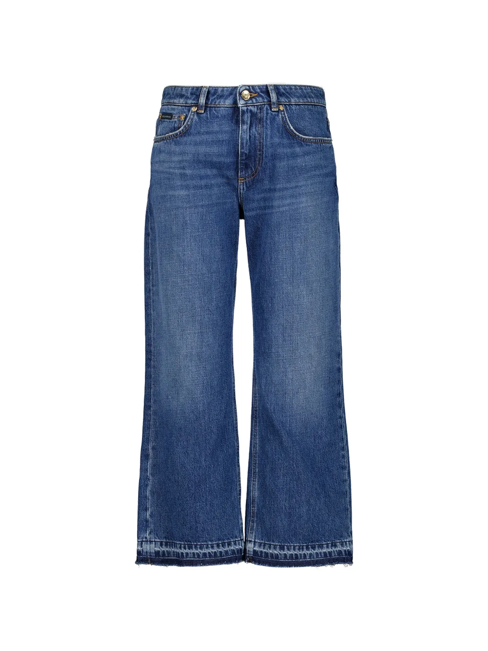 Dolce & Gabbana straight-fit cropped jeans - Blu
