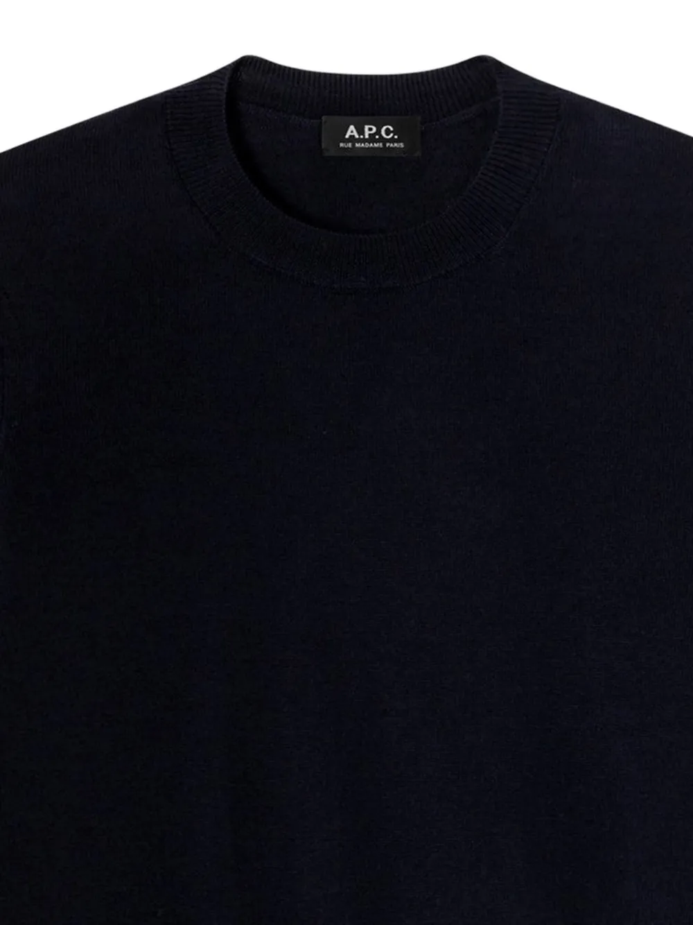 A.P.C. Trui met geborduurd logo Blauw