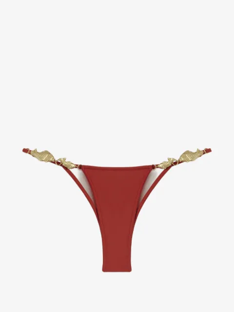 Reina Olga Splash fish-detail bikini bottoms