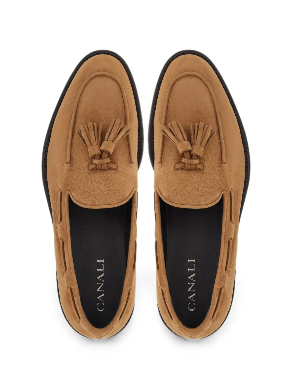 Canali tassel-detail loafers Beige