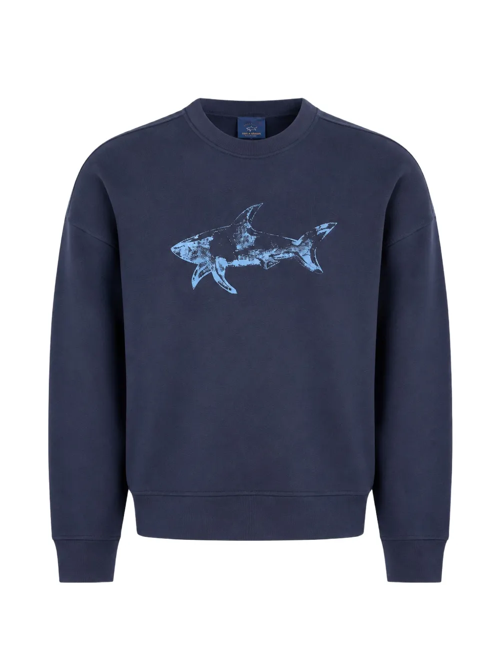 Paul & Shark shark-print sweatshirt - Blu