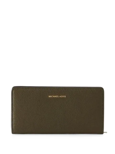 Michael Kors Bryant large pebbled leather snap-front wallet