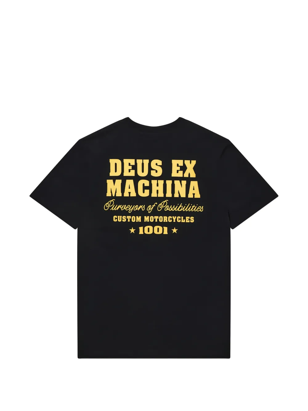 Deus Ex Machina T-shirt met logoprint Zwart