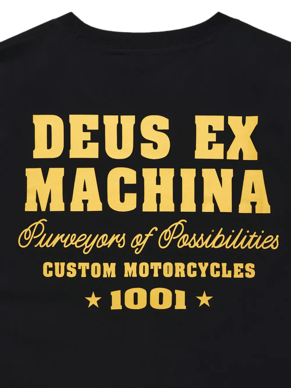 Deus Ex Machina T-shirt met logoprint Zwart