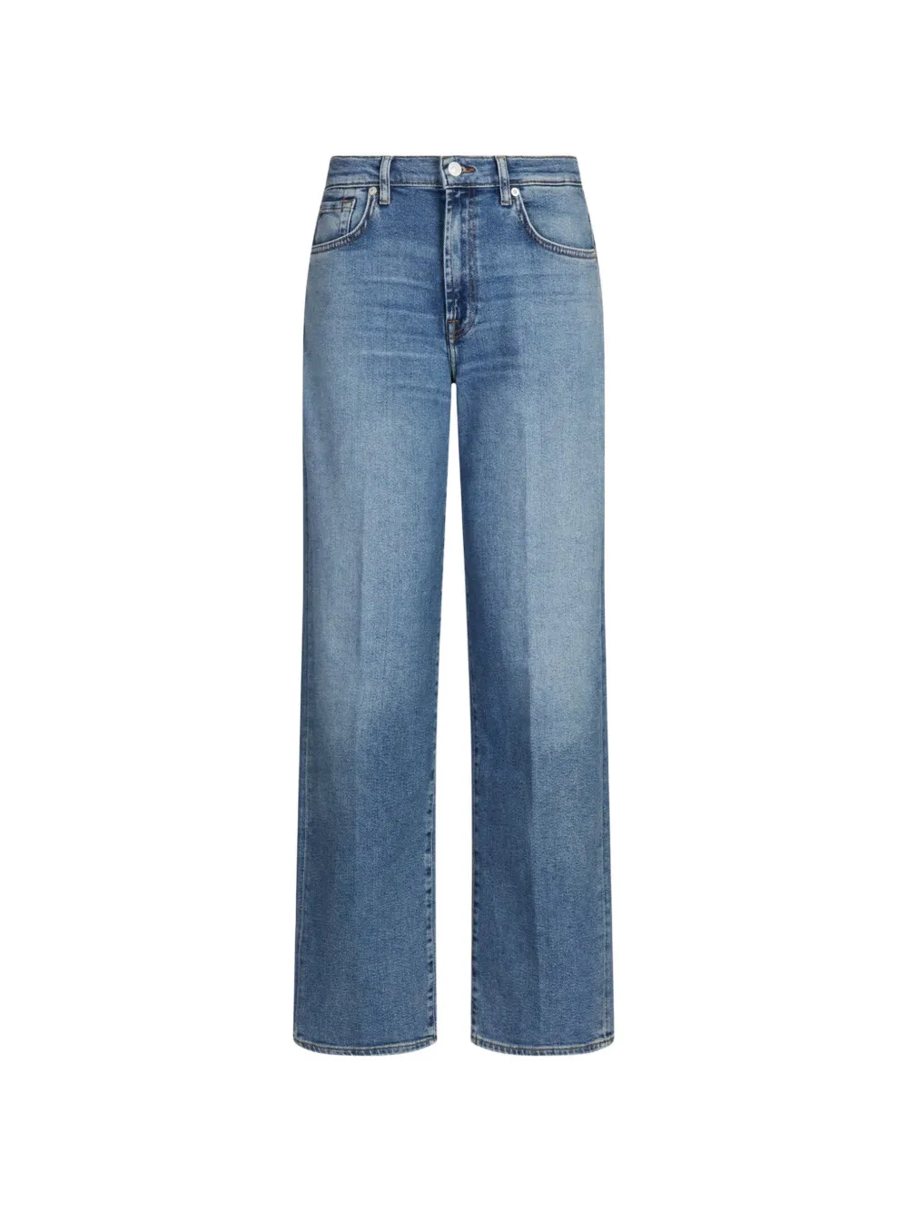 7 For All Mankind Stovepipe straight-leg jeans - Blu
