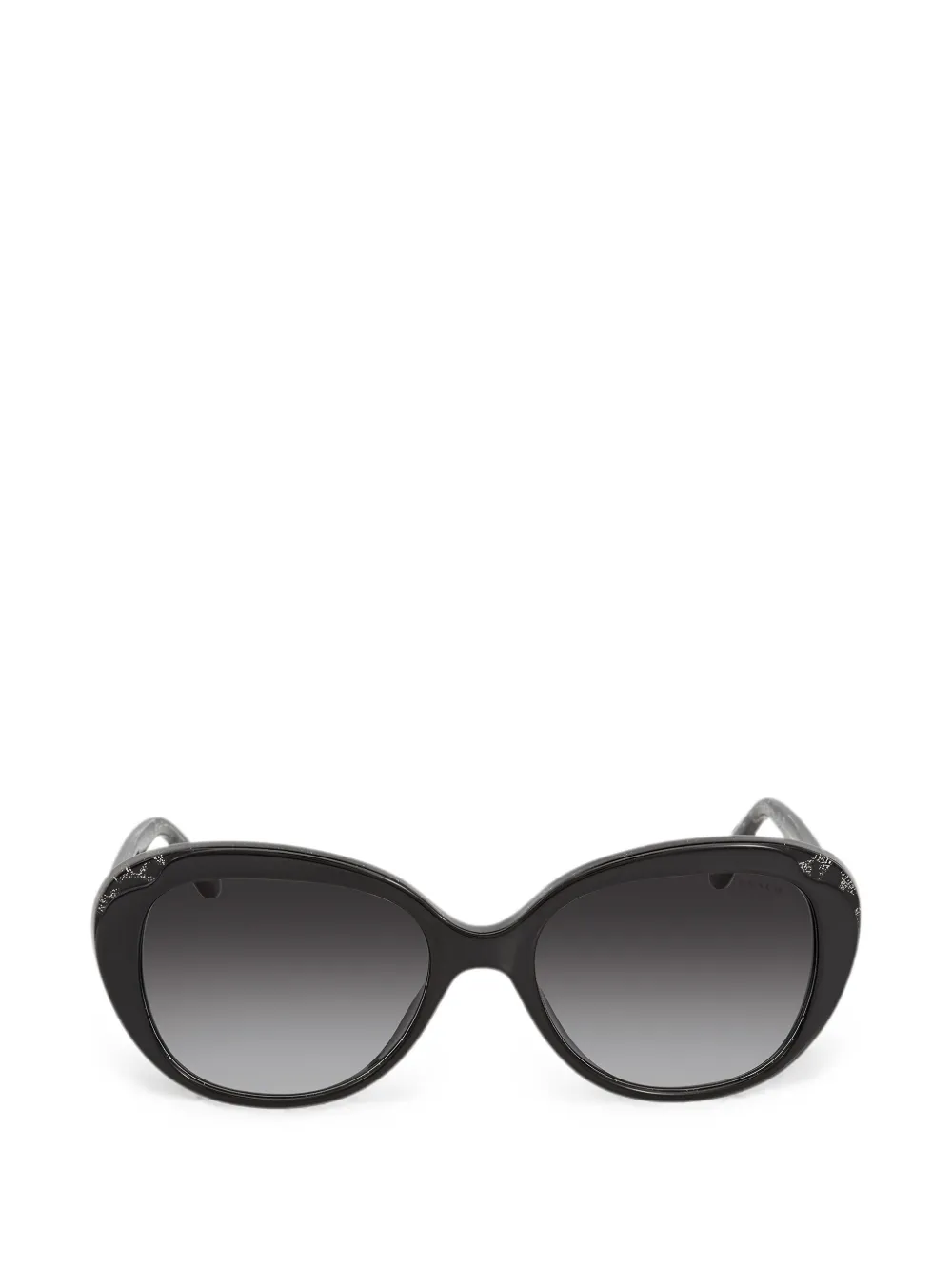 Coach glitter-detail Signature C sunglasses - Nero
