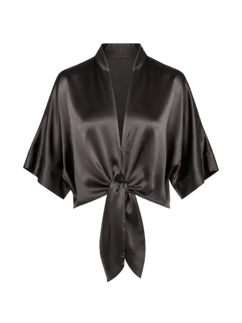 The Sei blusa con lazo en el frente de manga dolman