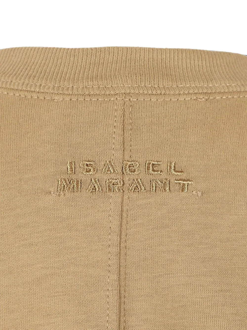 ISABEL MARANT Gedraaid mouwloos T-shirt Beige