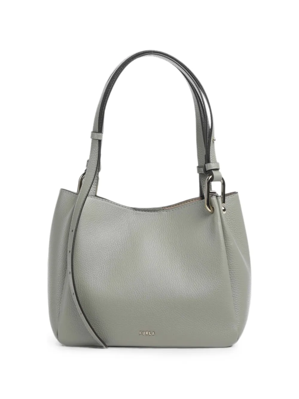Furla grained-leather shoulder bag - Verde