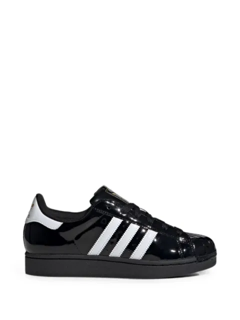 adidas Superstar patent-leather sneakers