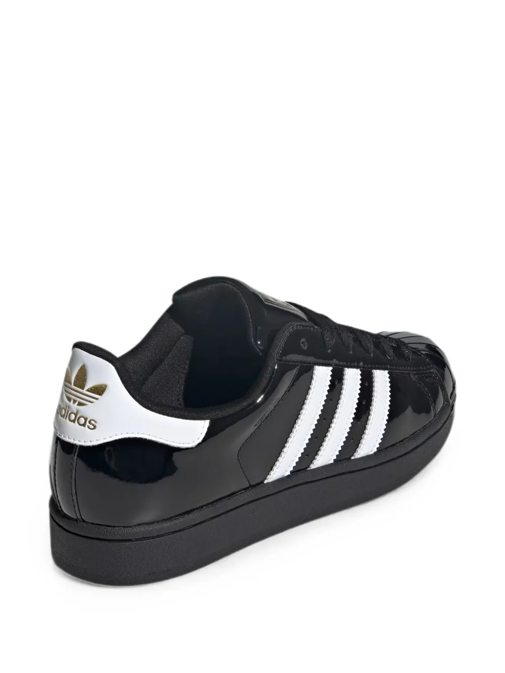 adidas Superstar patent-leather sneakers Zwart