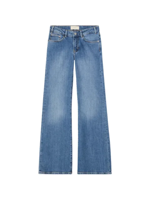 Jeanerica The San Babila faded-effect flared jeans