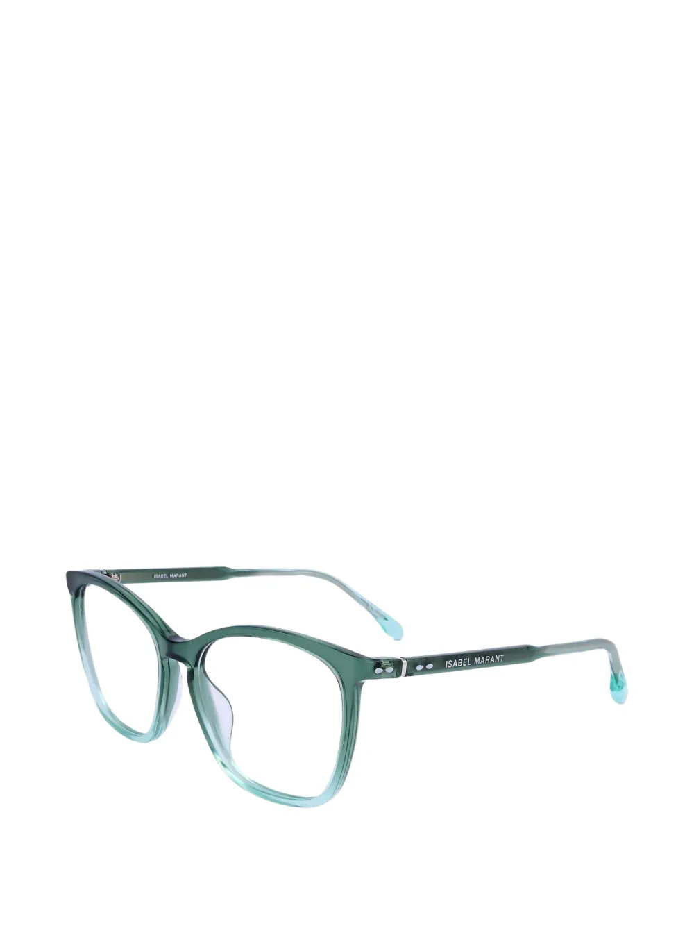 Isabel Marant Eyewear Bril met geometrisch montuur Groen